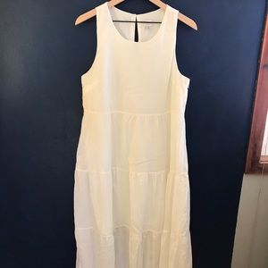 A New Day Sleeveless White Maxi Dress